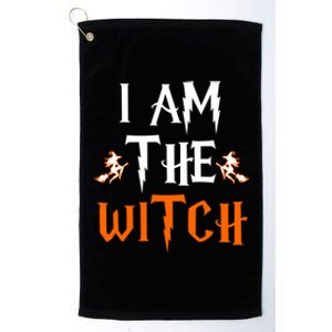 I Am The Witch Gift Platinum Collection Golf Towel