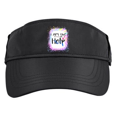 I Am The Help Bestie Couples If Lost Or Drunk Funny Tie Dye Great Gift Adult Drive Performance Visor