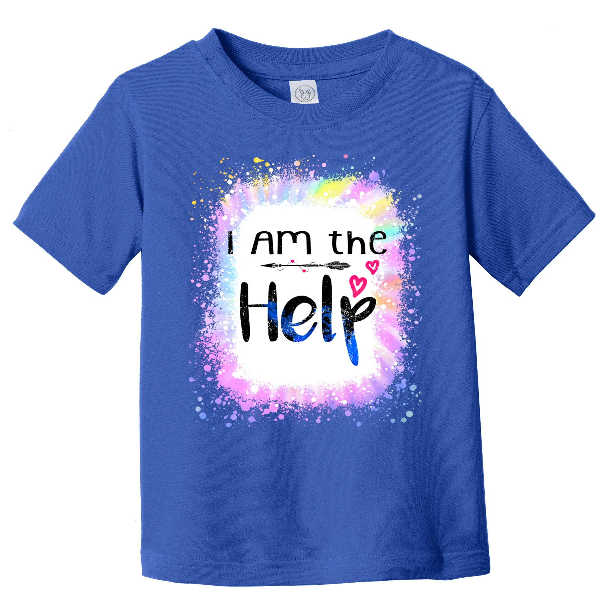 I Am The Help Bestie Couples If Lost Or Drunk Funny Tie Dye Great Gift Toddler T-Shirt