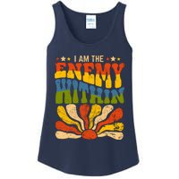 I Am The Enemy Within America Funny I Am The Enemy Within Ladies Essential Tank