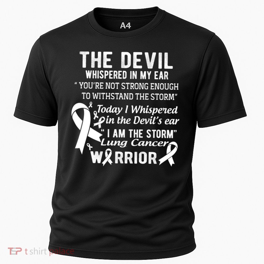 I Am The Storm Lung Cancer Warrior Gift Performance Shirt