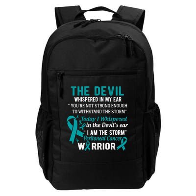 I Am The Storm Peritoneal Cancer Warrior Meaningful Gift Backpack