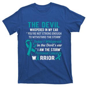 I Am The Storm Peritoneal Cancer Warrior Meaningful Gift T-Shirt