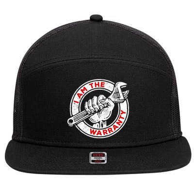 I Am The Warranty, Car Lover 7 Panel Mesh Trucker Snapback Hat