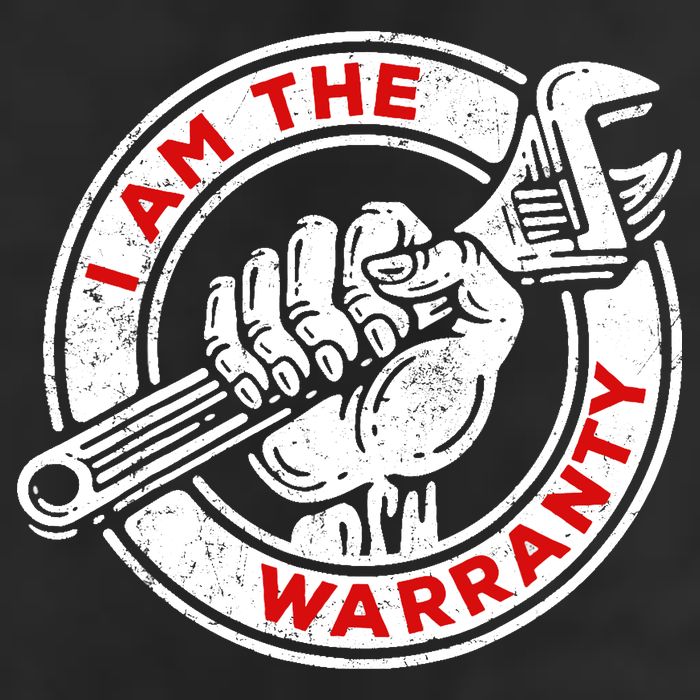 I Am The Warranty, Car Lover 11oz C Handle Ceramic Mug