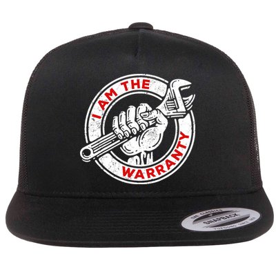 I Am The Warranty, Car Lover Flat Bill Trucker Hat