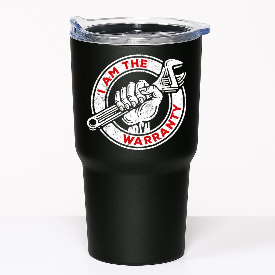 I Am The Warranty, Car Lover Tumbler