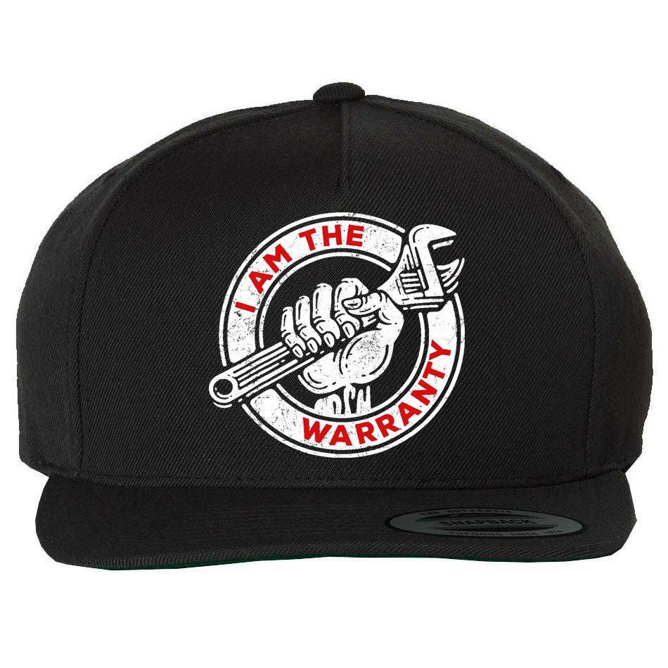 I Am The Warranty, Car Lover Wool Snapback Cap