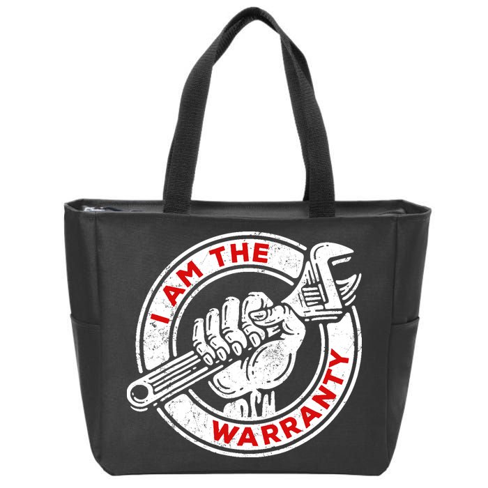 I Am The Warranty, Car Lover Zip Tote Bag