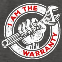 I Am The Warranty, Car Lover Vector Backpack