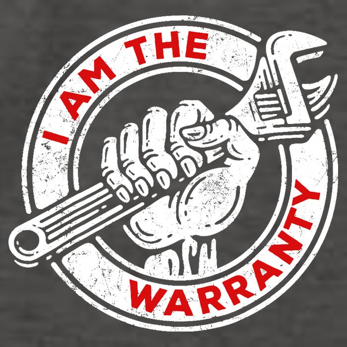 I Am The Warranty, Car Lover Vector Backpack