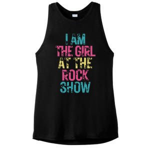 I Am The Girl At The R.O.C.K Show Rock Music Lover Ladies PosiCharge Tri-Blend Wicking Tank