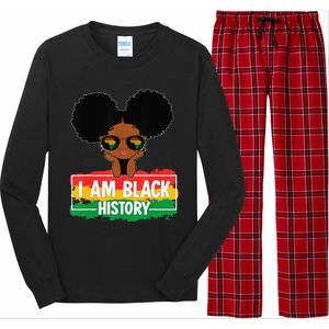 I Am The Strong African Queen  Black History Month Long Sleeve Pajama Set