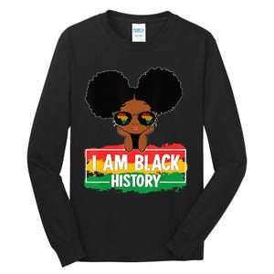 I Am The Strong African Queen  Black History Month Tall Long Sleeve T-Shirt