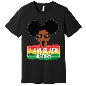 I Am The Strong African Queen  Black History Month Premium T-Shirt