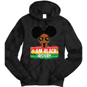 I Am The Strong African Queen  Black History Month Tie Dye Hoodie