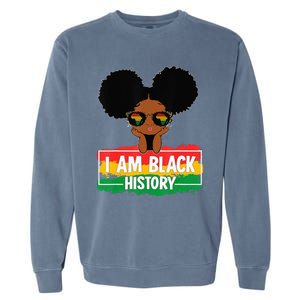 I Am The Strong African Queen  Black History Month Garment-Dyed Sweatshirt