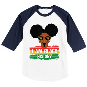 I Am The Strong African Queen  Black History Month Baseball Sleeve Shirt