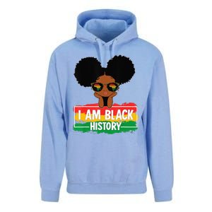 I Am The Strong African Queen  Black History Month Unisex Surf Hoodie