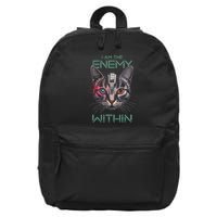 I Am The Enemy Within 16 in Basic Backpack