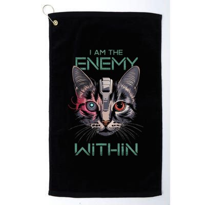 I Am The Enemy Within Platinum Collection Golf Towel