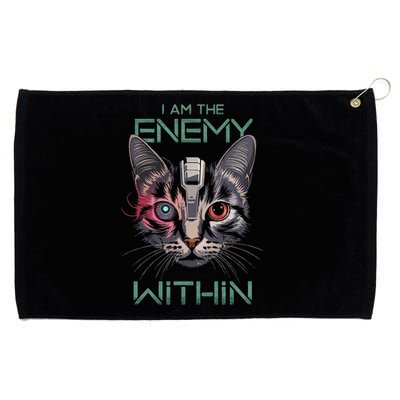 I Am The Enemy Within Grommeted Golf Towel