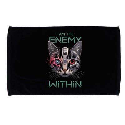 I Am The Enemy Within Microfiber Hand Towel