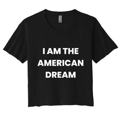 I Am The American Dream Crop Top