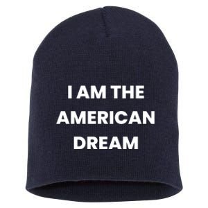 I Am The American Dream Short Acrylic Beanie