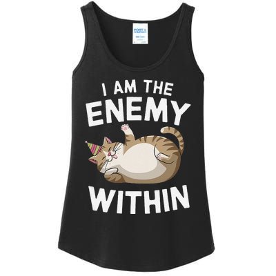 I Am The Enemy Within Ladies Essential Tank