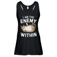 I Am The Enemy Within Ladies Essential Flowy Tank