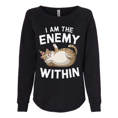 I Am The Enemy Within Womens California Wash Sweatshirt