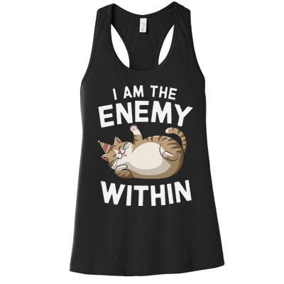 I Am The Enemy Within Women's Racerback Tank