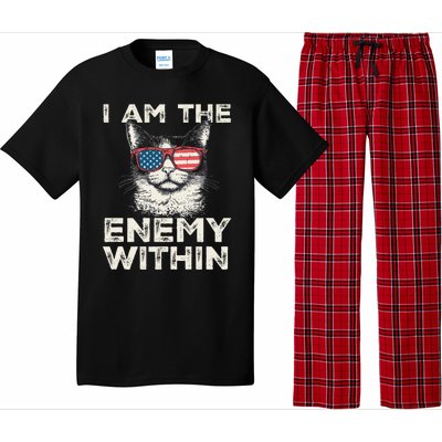 I Am The Enemy Within Kamala Harris 2024 Merch Pajama Set