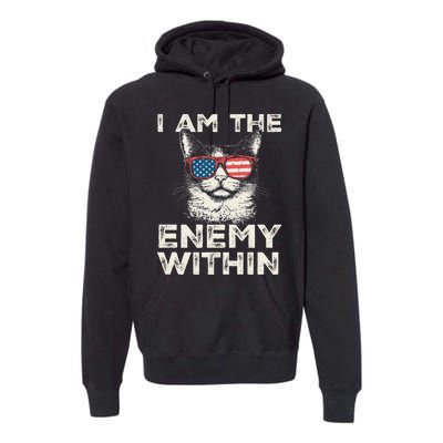 I Am The Enemy Within Kamala Harris 2024 Merch Premium Hoodie