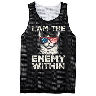 I Am The Enemy Within Kamala Harris 2024 Merch Mesh Reversible Basketball Jersey Tank