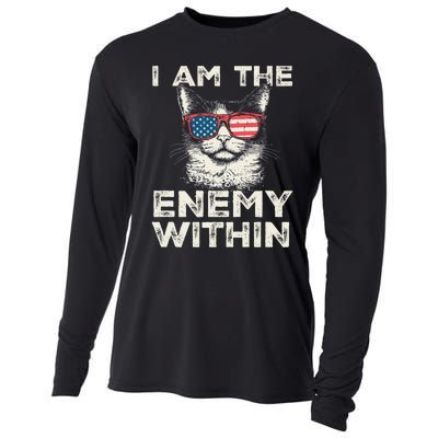 I Am The Enemy Within Kamala Harris 2024 Merch Cooling Performance Long Sleeve Crew