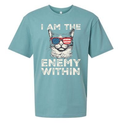 I Am The Enemy Within Kamala Harris 2024 Merch Sueded Cloud Jersey T-Shirt