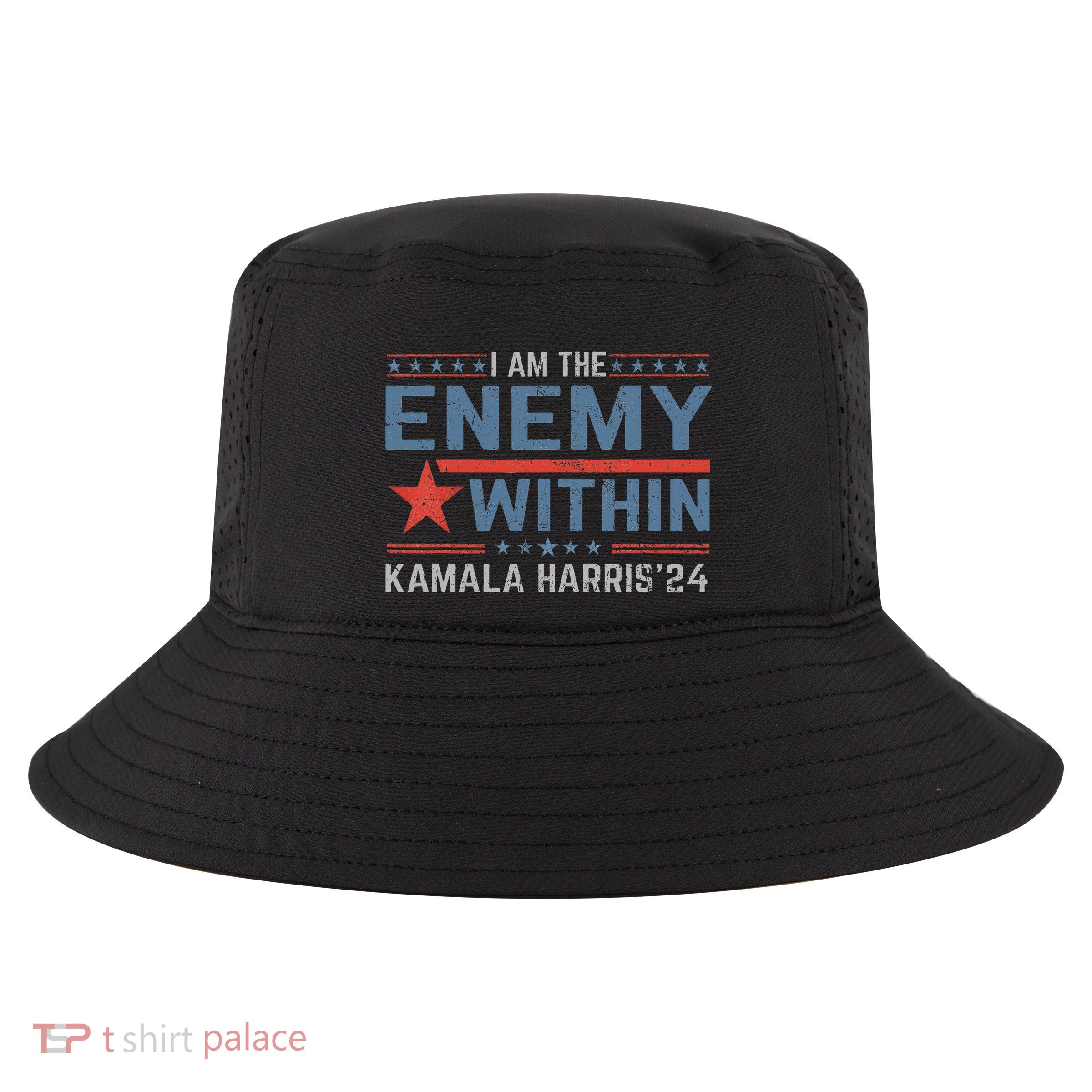 I Am The Enemy Within America Funny I Am The Enemy Within Cool Comfort Performance Bucket Hat