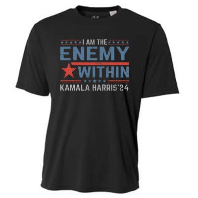 I Am The Enemy Within America Funny I Am The Enemy Within Cooling Performance Crew T-Shirt