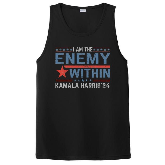 I Am The Enemy Within America Funny I Am The Enemy Within PosiCharge Competitor Tank