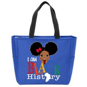 I Am The Strong African Queen Gift Black History Month Cute Gift Zip Tote Bag