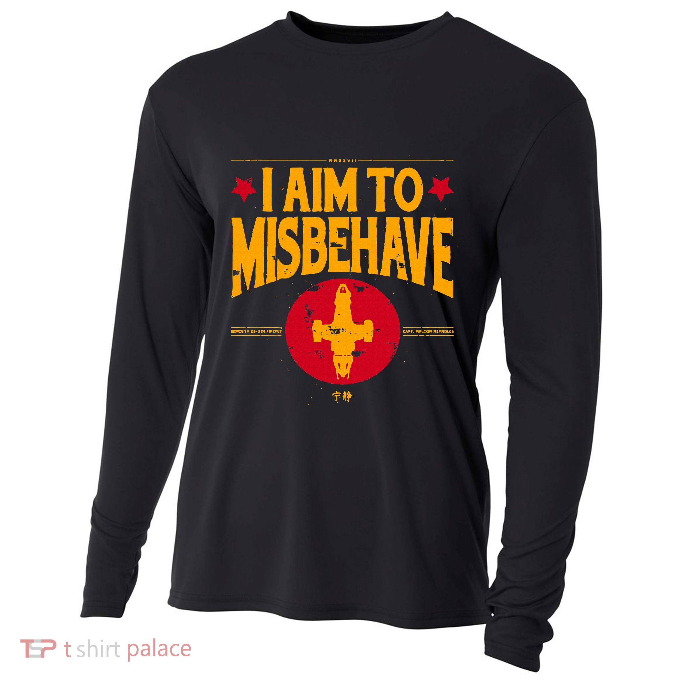 I Aim To Misbehave Apparel Cooling Performance Long Sleeve Crew