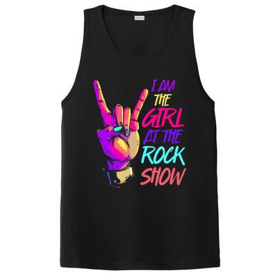 I Am The Girl At The R.Oc.K Show Retro Rock Music PosiCharge Competitor Tank