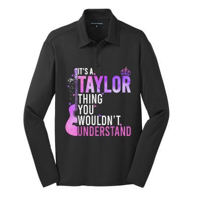 Its A Taylor Thing You Wouldnt Understand Silk Touch Performance Long Sleeve Polo