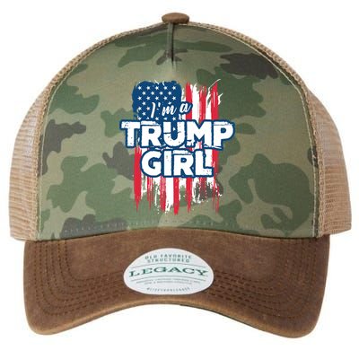 Im A Trump Girl Legacy Tie Dye Trucker Hat
