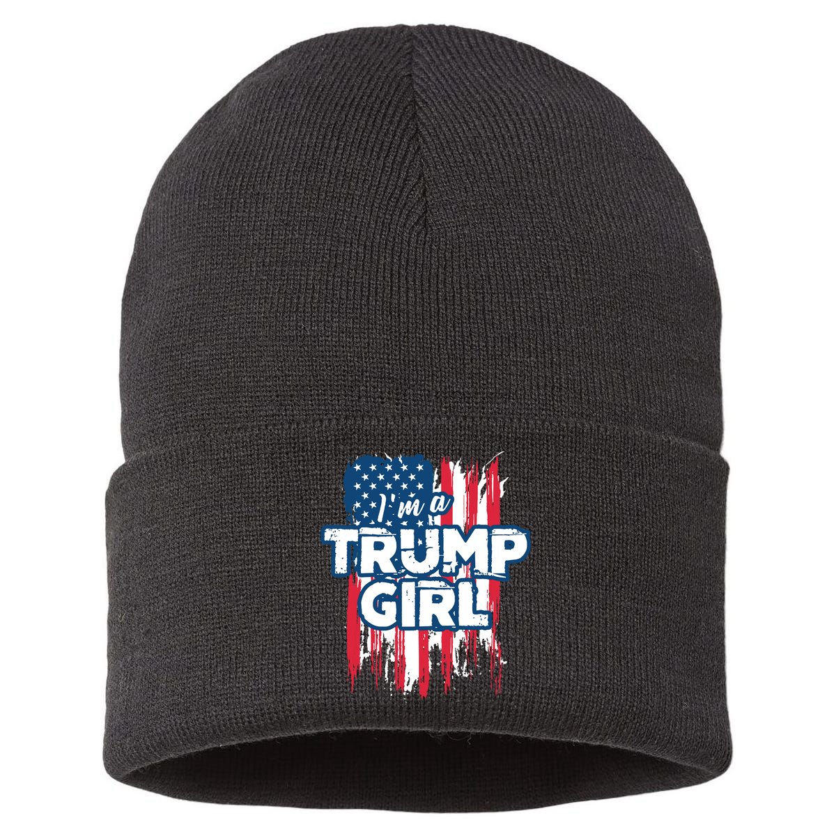 Im A Trump Girl Sustainable Knit Beanie