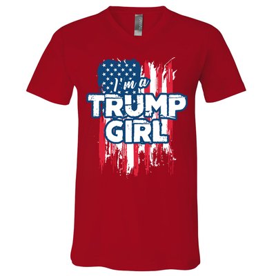 Im A Trump Girl V-Neck T-Shirt