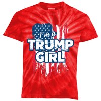 Im A Trump Girl Kids Tie-Dye T-Shirt