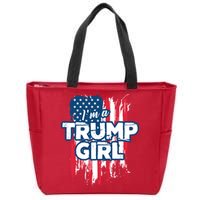 Im A Trump Girl Zip Tote Bag